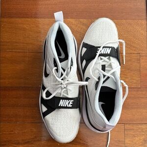 Nike White and Black Men's Athletic Shoes